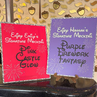 Custom Signature drink signage