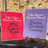 Custom Signature drink signage