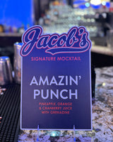Custom Signature drink signage