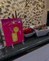 Custom Signature drink signage