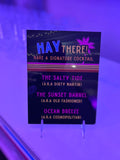 Custom Signature drink signage
