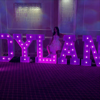 Large Light Up Marquee Letters