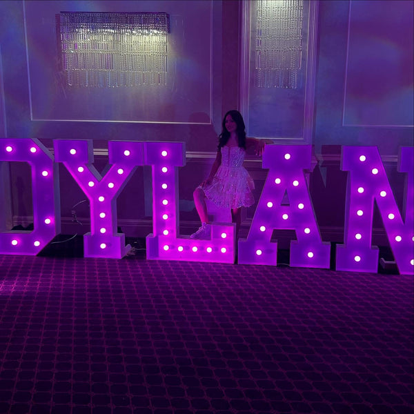 Large Light Up Marquee Letters