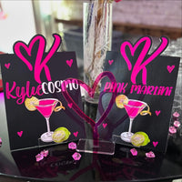 Custom Signature drink signage