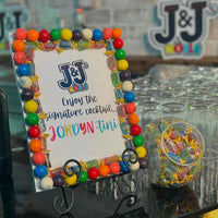 Custom Signature drink signage