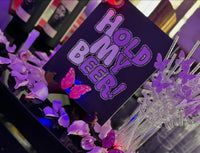 Custom Signature drink signage