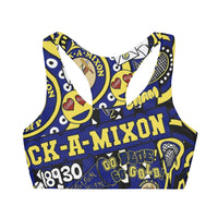 Camp Collage Girls' Double Lined Seamless Sports Bra