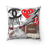 Spun Polyester Square Pillow
