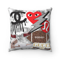 Spun Polyester Square Pillow