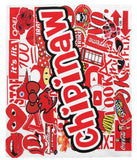 Camp Sticker Collage Cozy Blanket