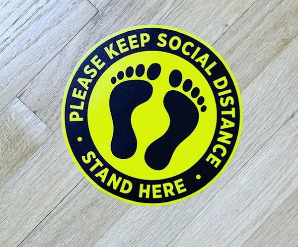 Social Distance Decals