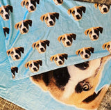 Custom Dog Picture Blanket