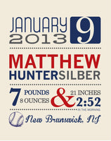 Baby Announcement Print