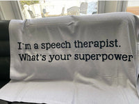 Therapist Apprecation Sweatshirt Blanket