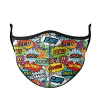 Top Trenz Comic Theme Mask - Kids 3-7