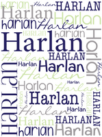 Baby blanket Name Design