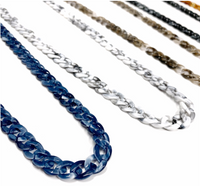 Cuban Link Lucite Mask Chain