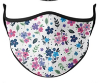 Top Trenz Floral Print Mask - One Size Fits Most