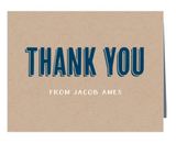 Thank you cards- Custom (FOLDED)