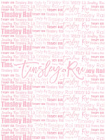 Baby blanket Name Design