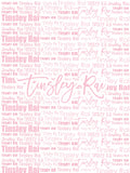 Baby blanket Name Design