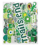 Camp Sticker Collage Cozy Blanket