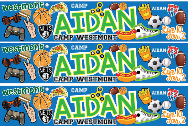 CUSTOM DRAWER STICKERS (SET OF 3)