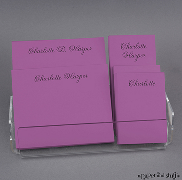 Large Notepad Gift Set - With Acrylic Holder
