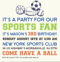 Boys Invites