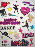 Personalized Dance Stickers