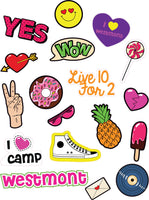 CAMP CLINGS AND STICKER SHEETS