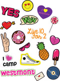 CAMP CLINGS AND STICKER SHEETS