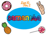 Personalized Decoration Cling Sheet