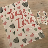 Baby Blanket and Bib Gift Set