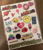Back to School Stickers