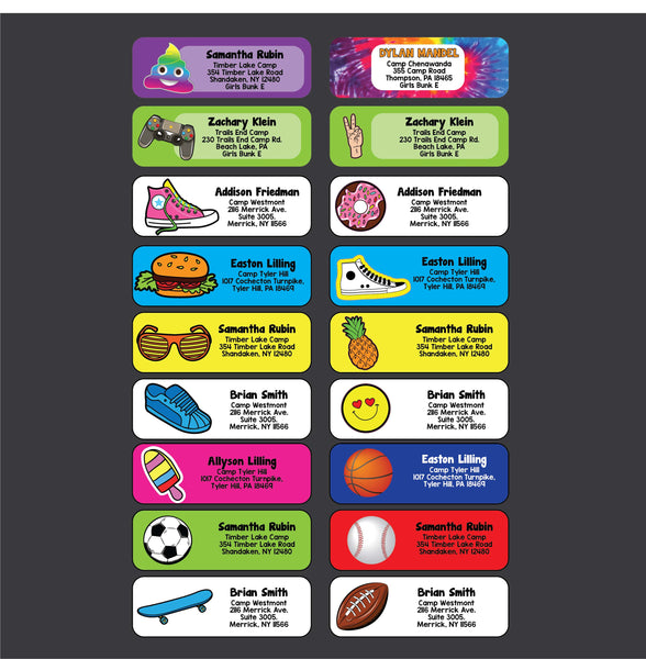 Personalized Return Address Labels
