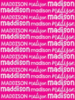 Baby blanket Name Design