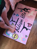 Custom floor mat