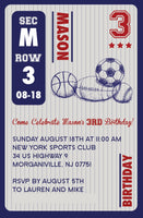 Boys Invites