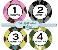 Baby Monthly Stickers- Various Types