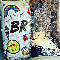Flip - Sequin Throw Pillow Personalized!