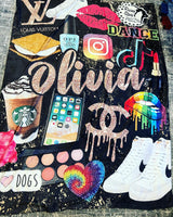 Custom Collage Favorite Things Blanket