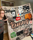 Custom Grandma/Grandpa Favorite Things Blanket
