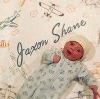 Baby blanket Name Design
