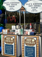 Custom hot chocolate kiosk