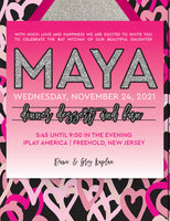 Bar/Bat Mitzvah Invitation