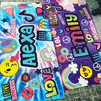 Custom Favorite Things Collage Beach Towels