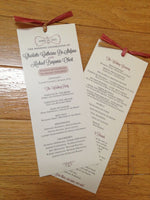 Wedding Program