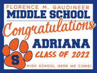 Custom Graduation Lawn Sign