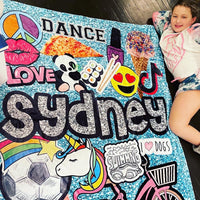Custom Collage Favorite Things Blanket